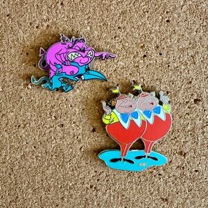Disney Villian Enamel Pins (Set of 2)
